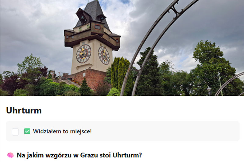 Odkrywanie miejsc - lokalne 2